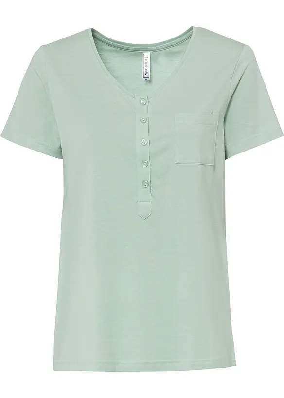 T-shirt en coton et viscose, bonprix