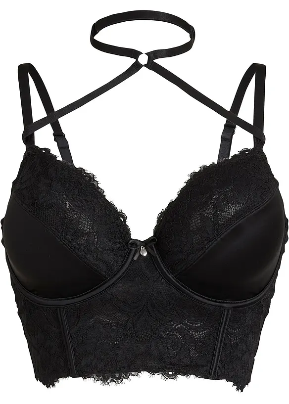 Soutien-gorge bustier avec détail ras-de-cou décoratif, BODYFLIRT