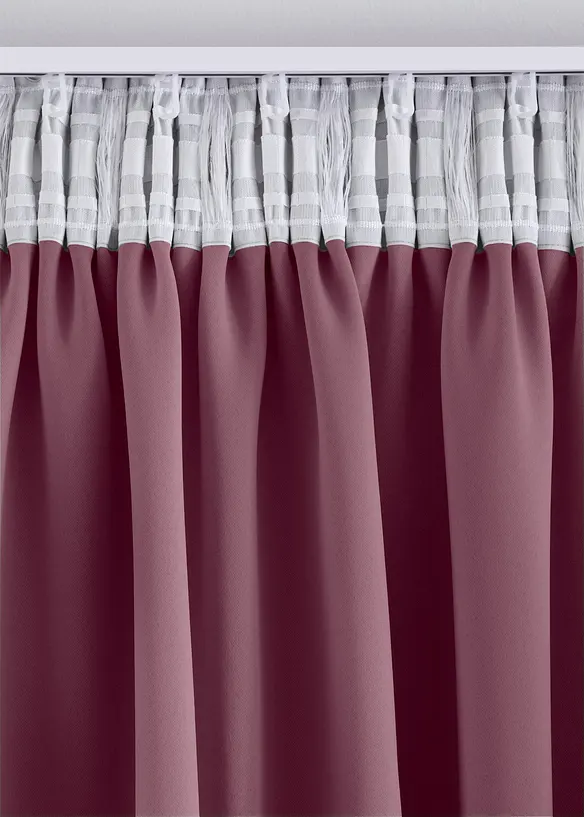 Rideau occultant (1 pce), taille normale et XXL, bonprix