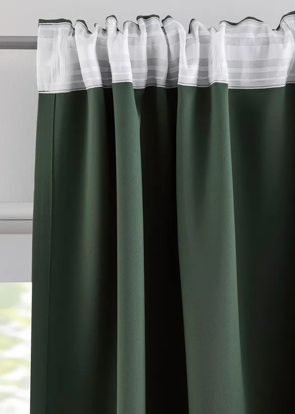 Rideau occultant (1 pce), taille normale et XXL, bonprix