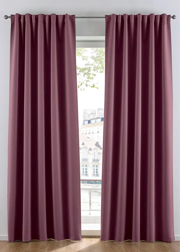 Rideau occultant (1 pce), taille normale et XXL, bonprix