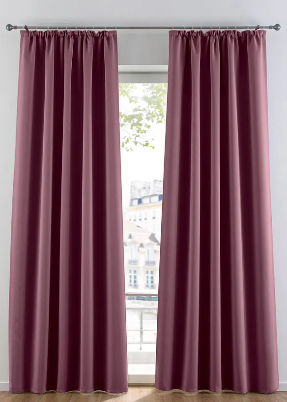 Rideau occultant (1 pce), taille normale et XXL, bonprix