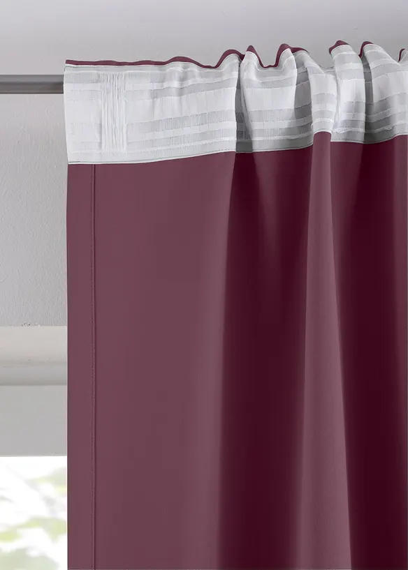 Rideau occultant (1 pce), taille normale et XXL, bonprix