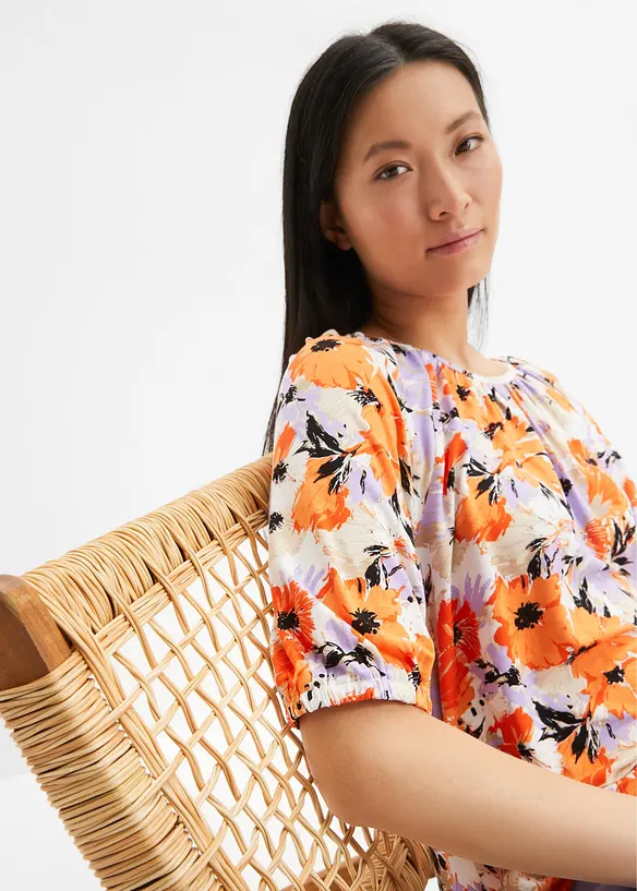 T-shirt en viscose mélangée, bonprix