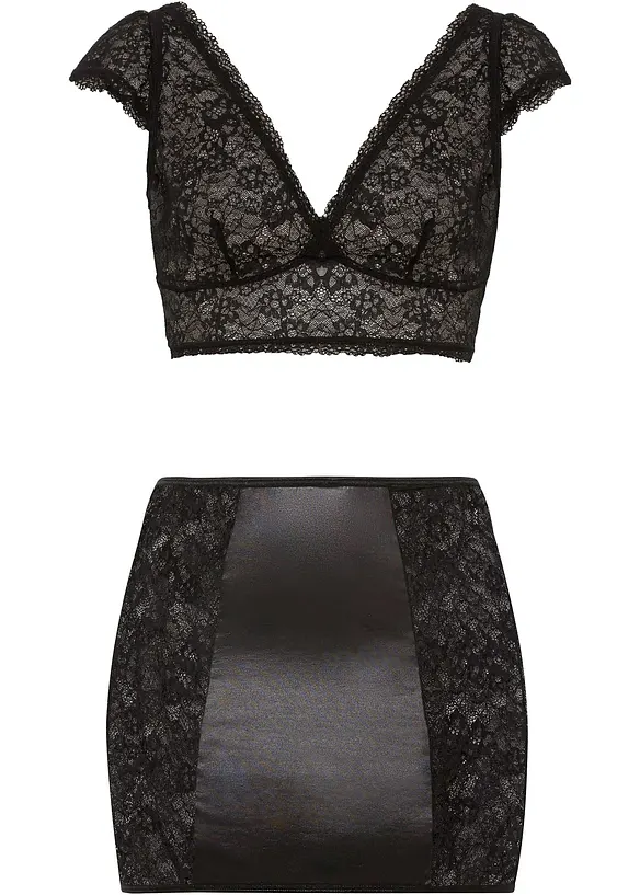 Brassière + jupe (ens. 2 pces), bonprix