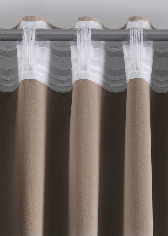 Rideau occultant (1 pce), taille normale et XXL, bonprix