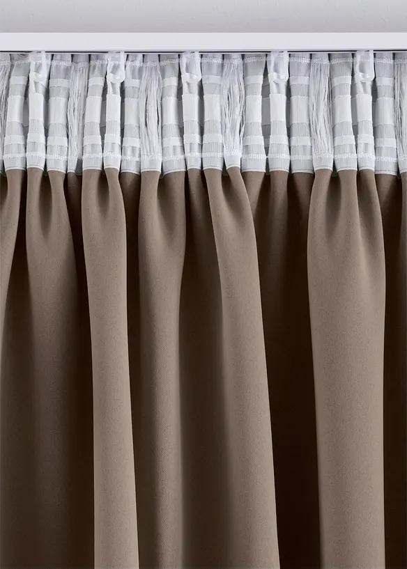 Rideau occultant (1 pce), taille normale et XXL, bonprix