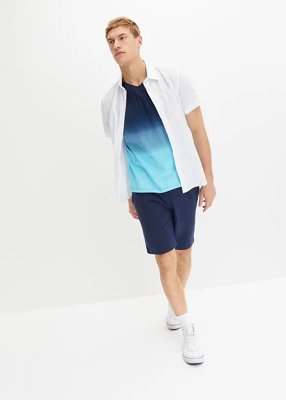 T-shirt et bermuda en molleton 100% coton (ens. 2 pces), bonprix