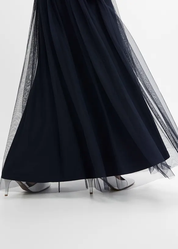 Robe longue avec haut brodé de sequins, bonprix