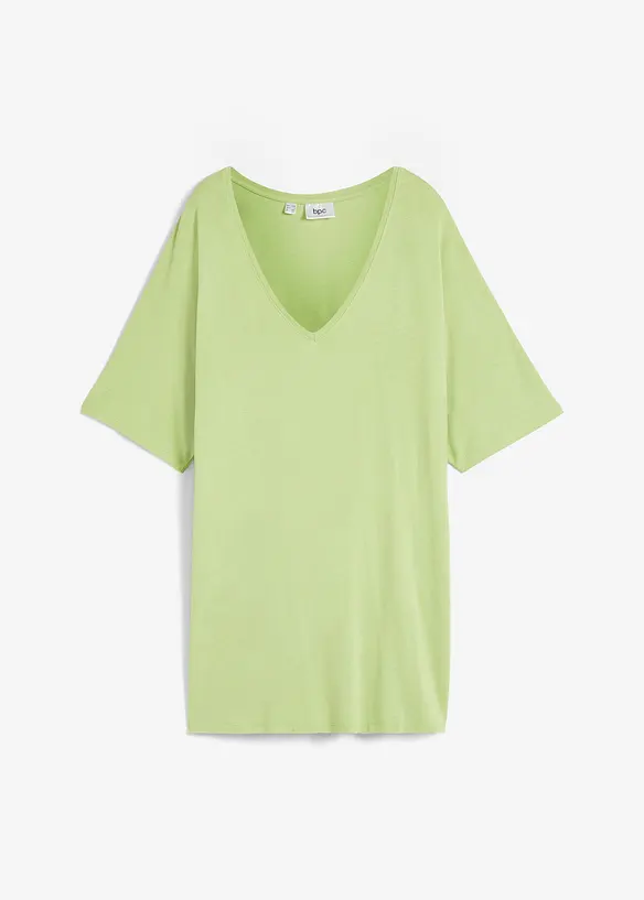 T-shirt long en viscose extensible, bonprix