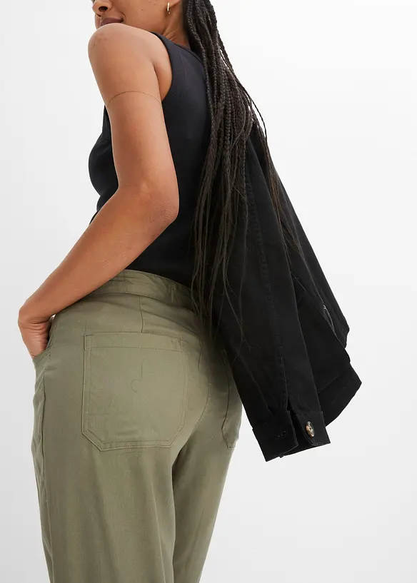 Pantalon cargo léger en Lyocell fluide, bonprix