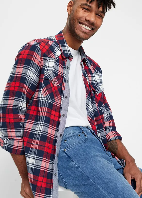 Jean slim extensible, droit, bonprix