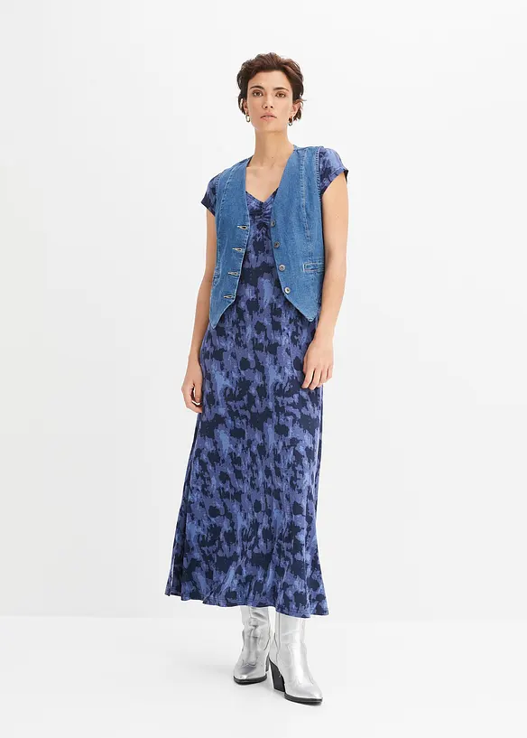 Robe longue imprimée, bonprix