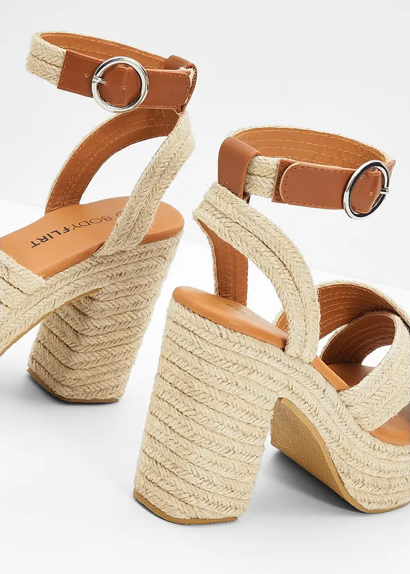 Sandales à talons et plateformes, bonprix