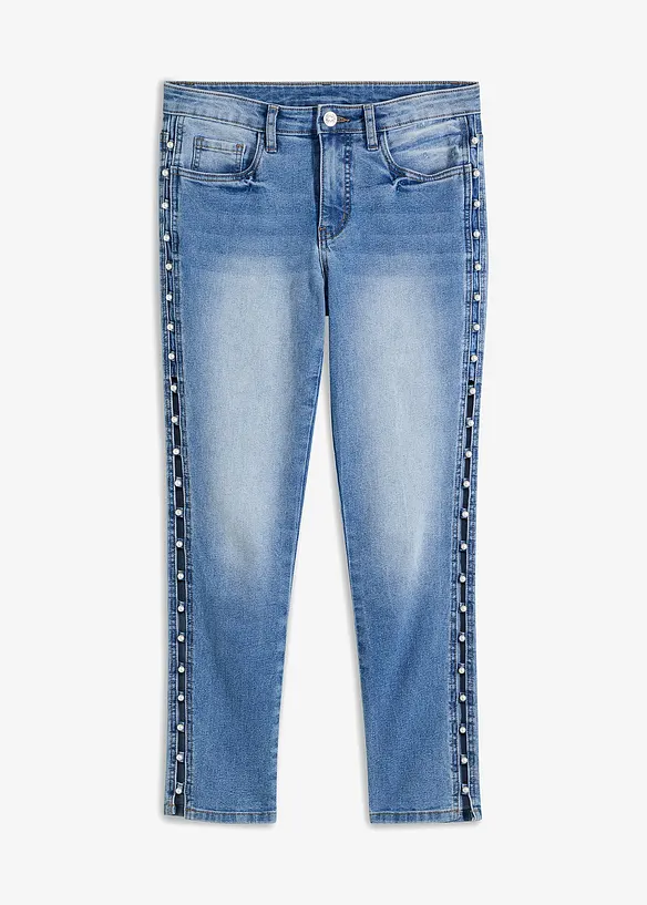 Jean skinny taille mi-haute, extensible, bonprix