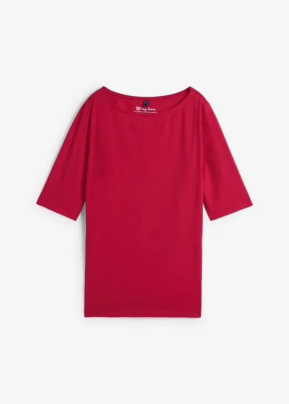 T-shirt à encolure bateau, bonprix
