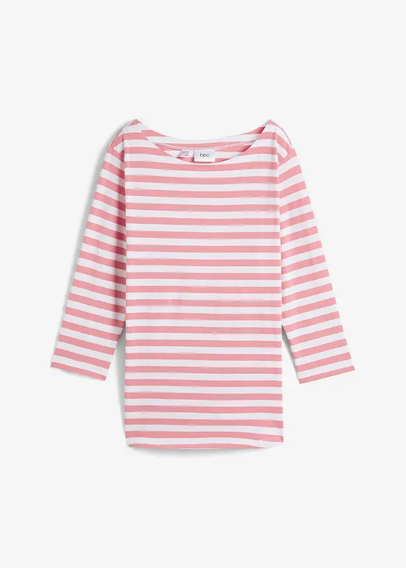 T-shirt à encolure bateau, bonprix