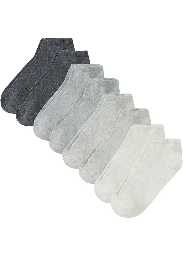 Lot de 8 paires de chaussettes courtes, bonprix