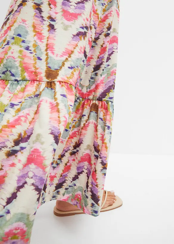 Robe longue imprimée, bonprix