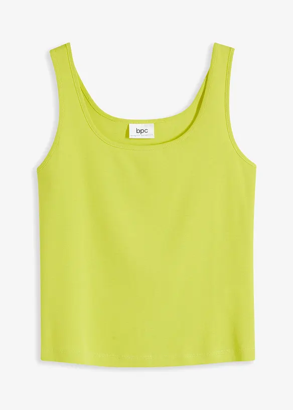 Top côtelé 100% coton, bonprix