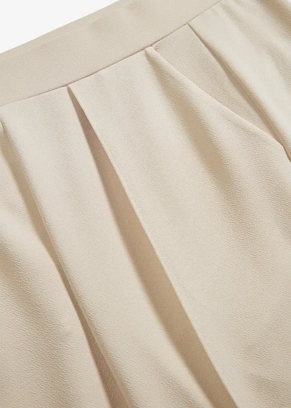 Pantalon en interlock épais, taille élastiquée, bonprix