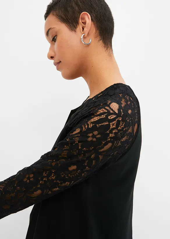 Blazer avec manches en dentelle, bonprix