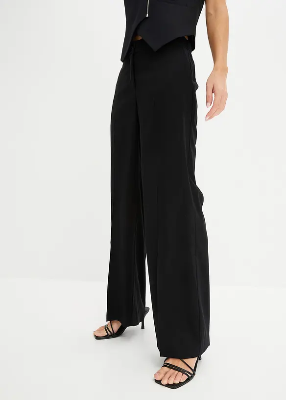 Pantalon de tailleur léger en viscose majoritaire, bonprix