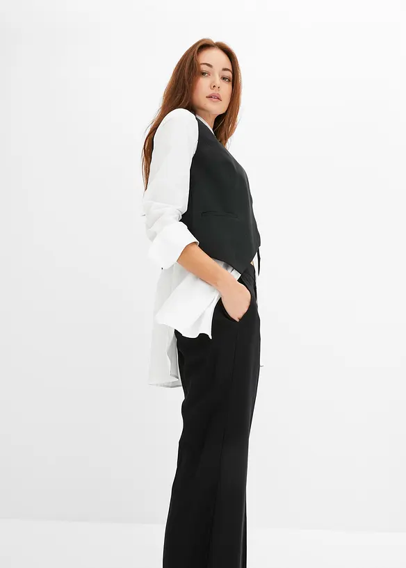 Pantalon de tailleur léger en viscose majoritaire, bonprix
