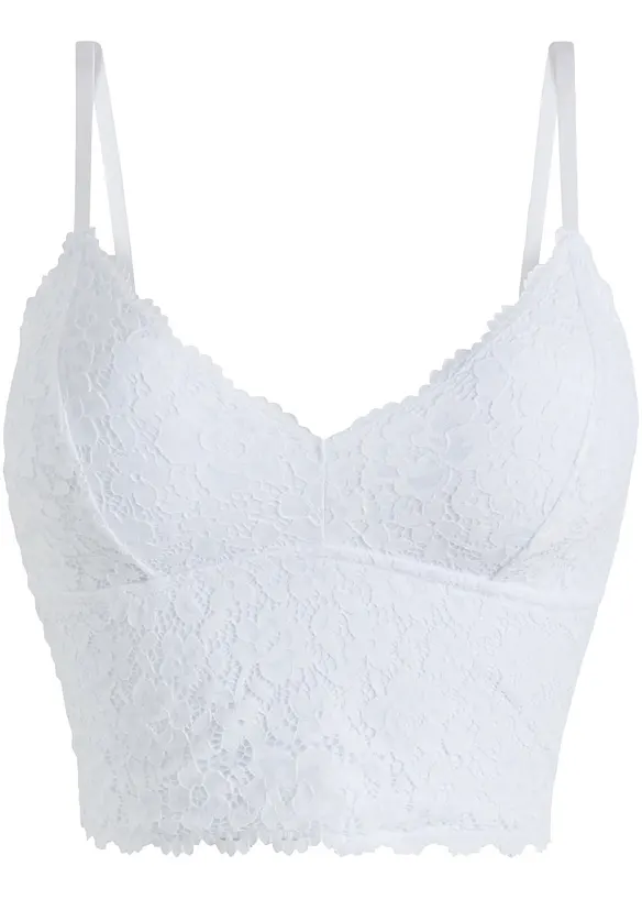 Top à dentelle, bonprix