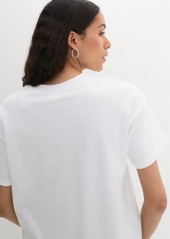 T-shirt coton à imprimé, bonprix