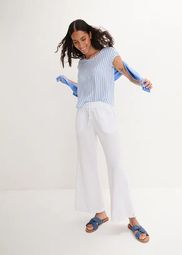 Blouse douce en viscose mélangée, bonprix