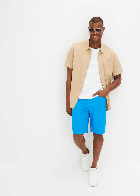 Bermuda en jean extensible, Classic Fit, bonprix