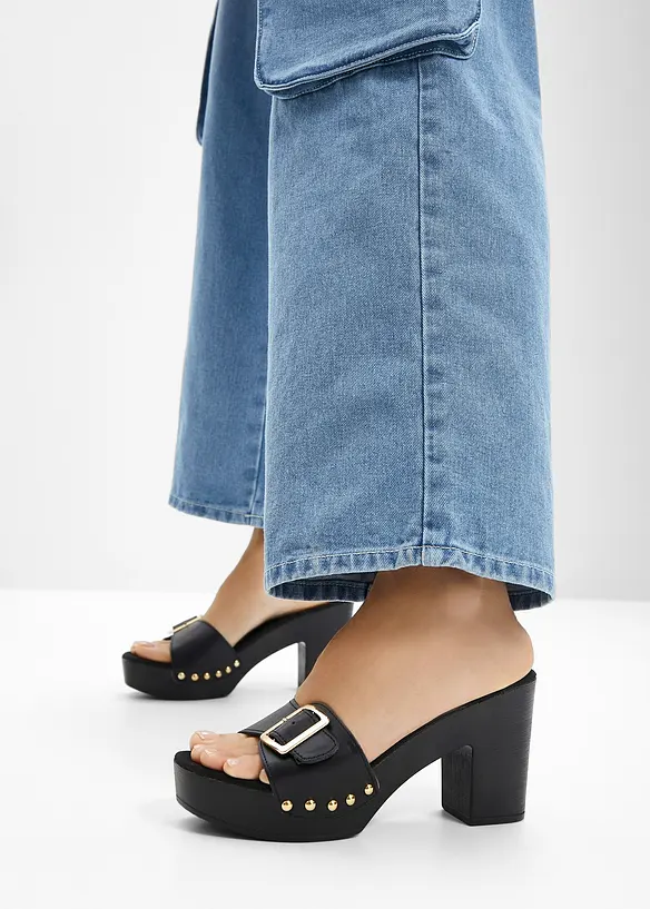 Mules sabots à talons, bonprix
