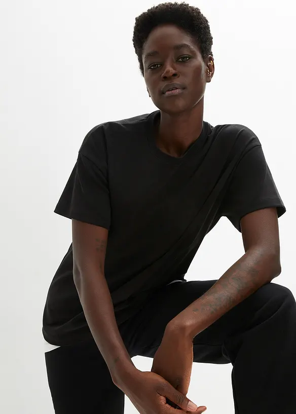 T-shirt oversize en coton épais, bonprix