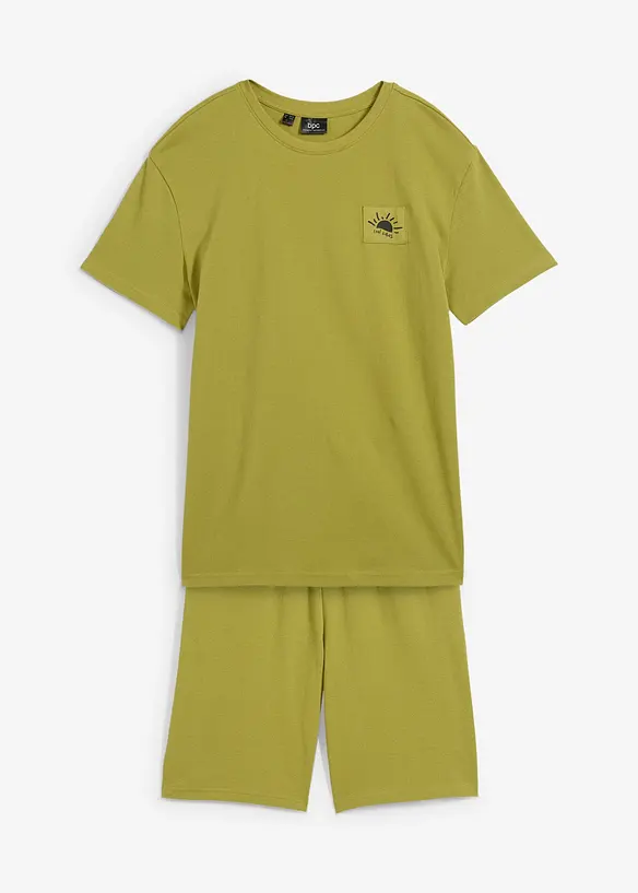 T-shirt et short coton garçon (ens. 2 pces), bonprix