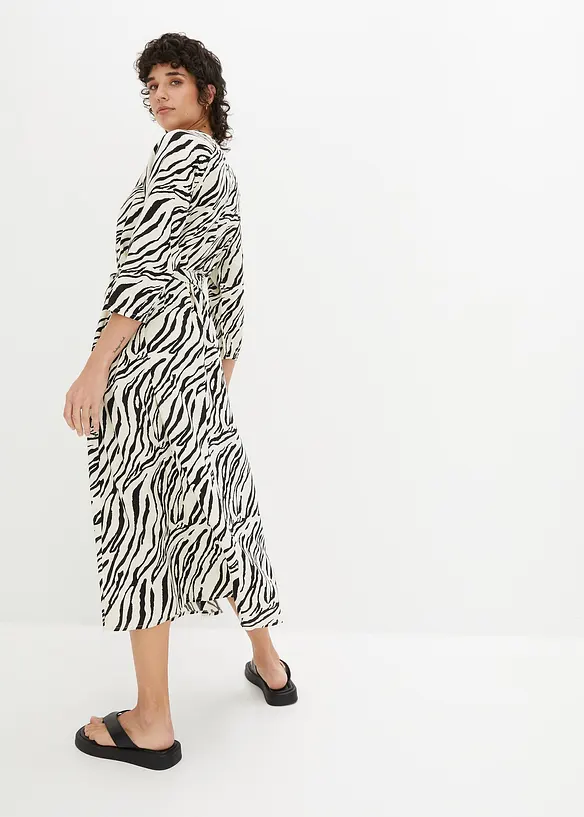 Robe midi en viscose fluide, bonprix