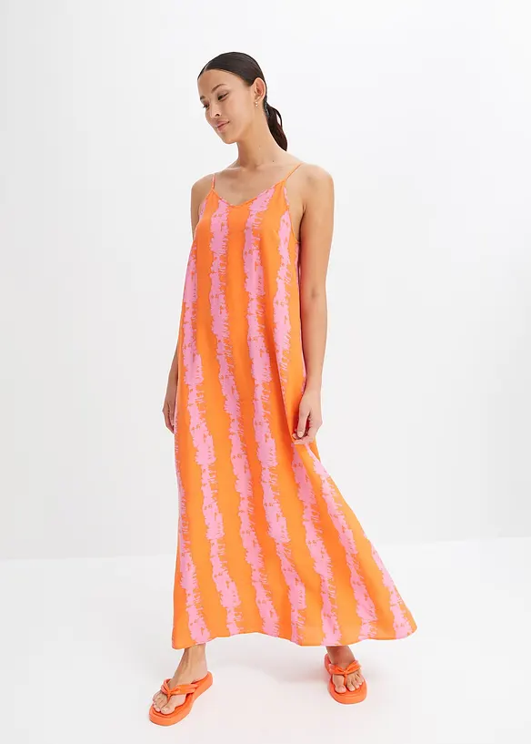 Robe à bretelles en viscose fluide, bonprix