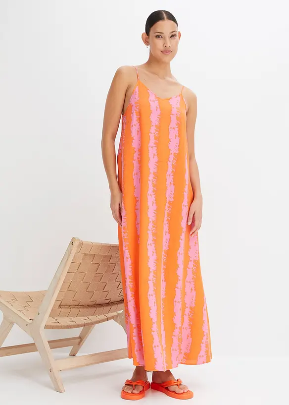 Robe à bretelles en viscose fluide, bonprix