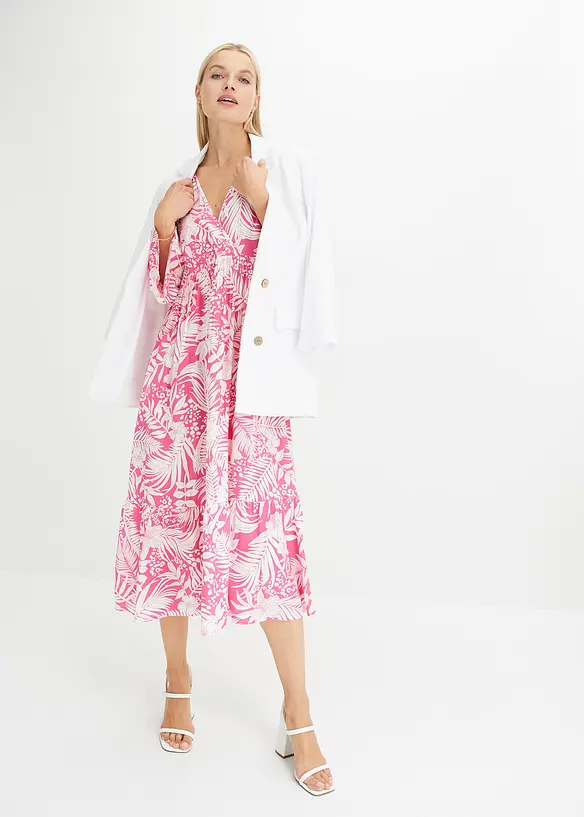 Robe-tunique imprimée en viscose fluide, bonprix