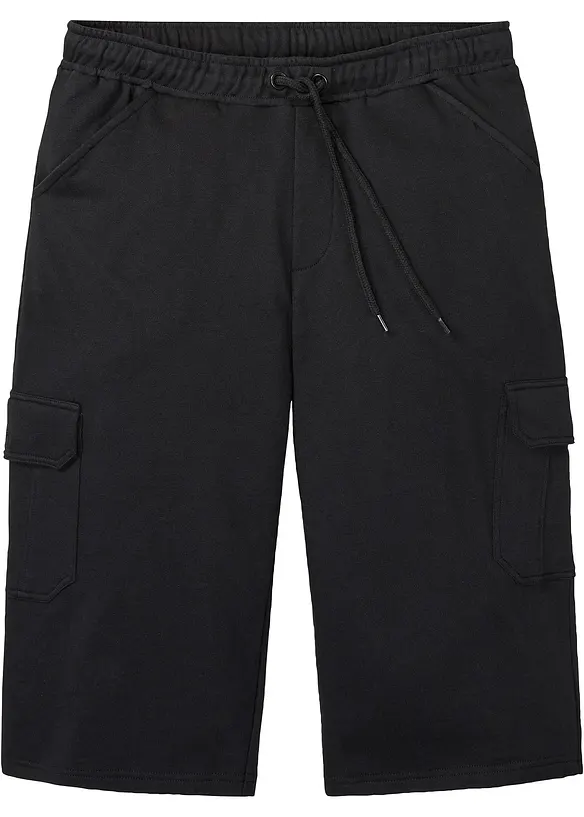 Bermuda long en molleton 100% coton, Regular, bonprix
