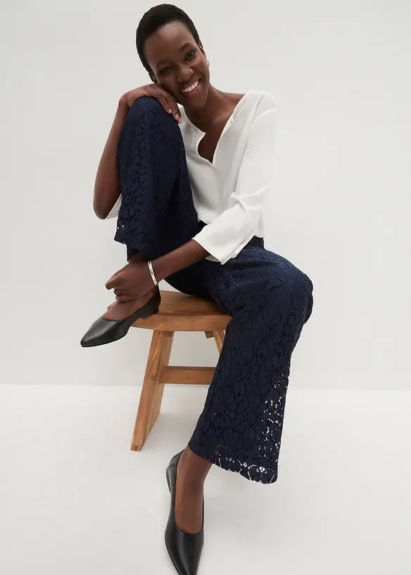 Pantalon large et élégant, bonprix