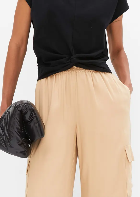 T-shirt court 100% coton, bonprix