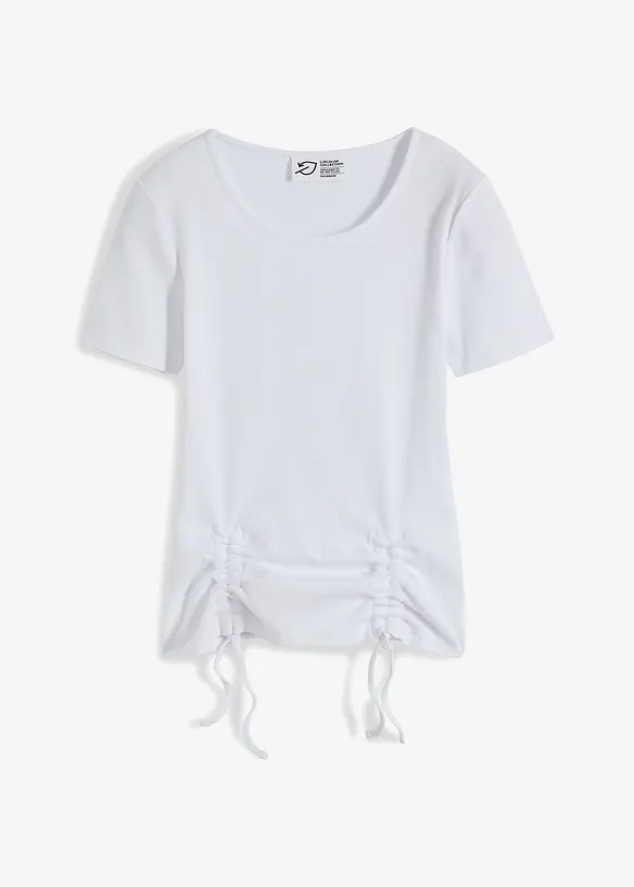 T-shirt côtelé 100% coton, bonprix