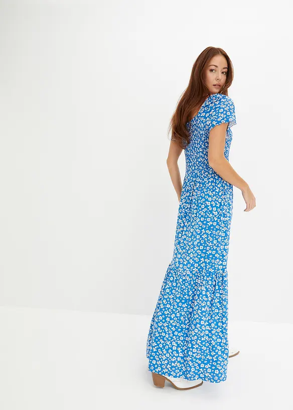 Robe longue imprimée en viscose, bonprix