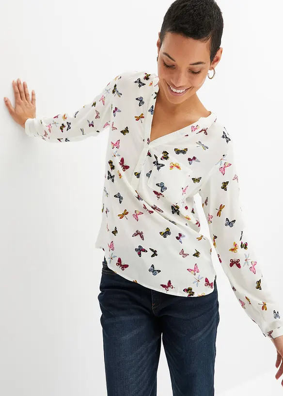 Blouse en viscose fluide, bonprix