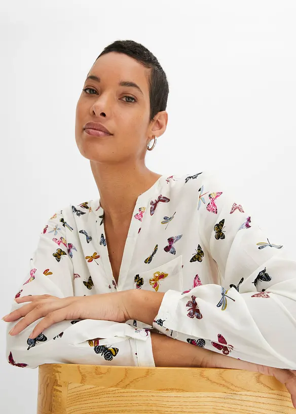Blouse en viscose fluide, bonprix