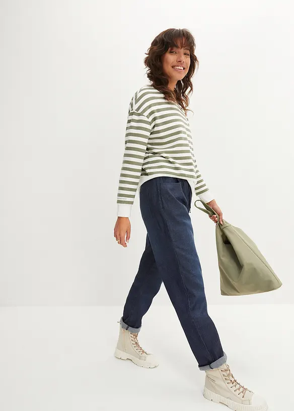 Jeans jogger, coupe droite, bonprix