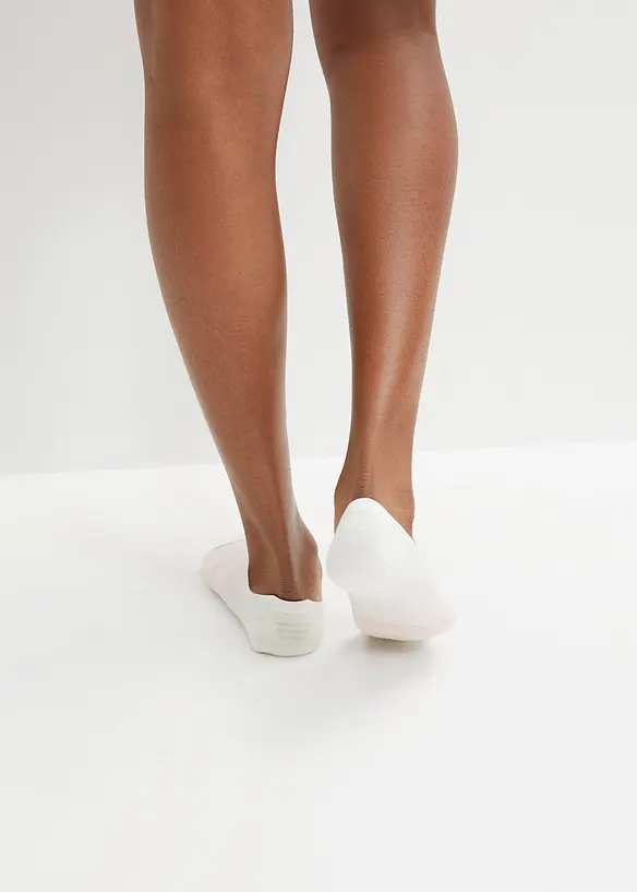 Lot de 8 paires de protège-pied en coton majoritaire, bonprix