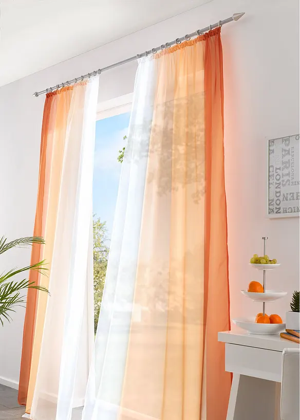 Voilages à effet ombré (2 pces), bonprix
