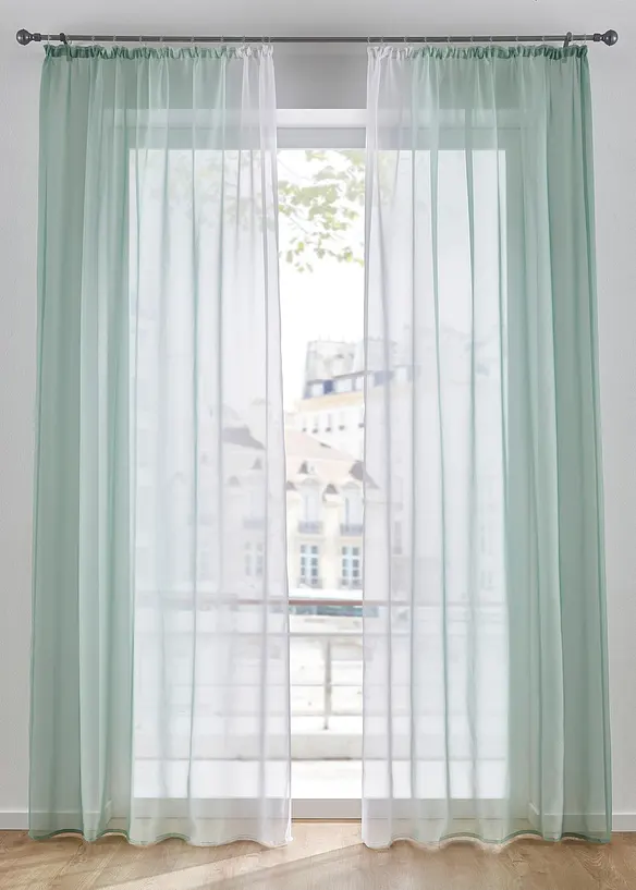 Voilages à effet ombré (2 pces), bonprix